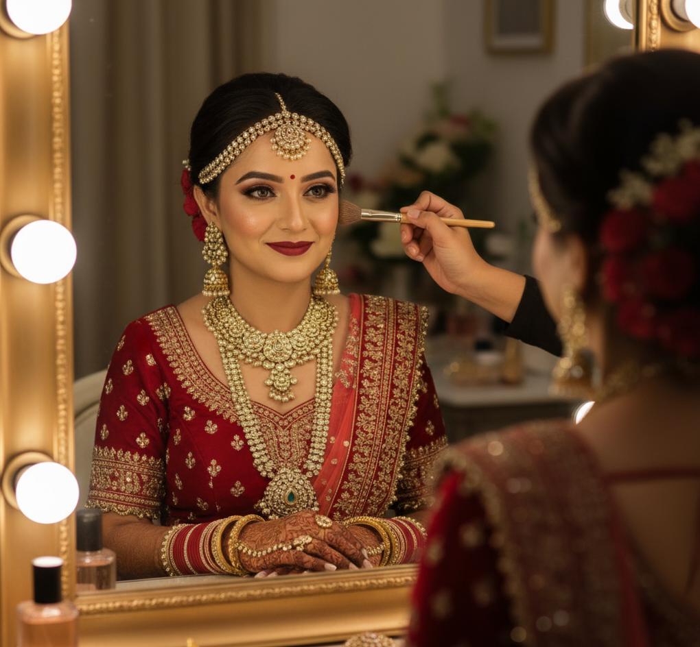 How to Choose the Perfect Bridal Makeup Artist in Delhi NCR – Expert Tips by Ritika Verma